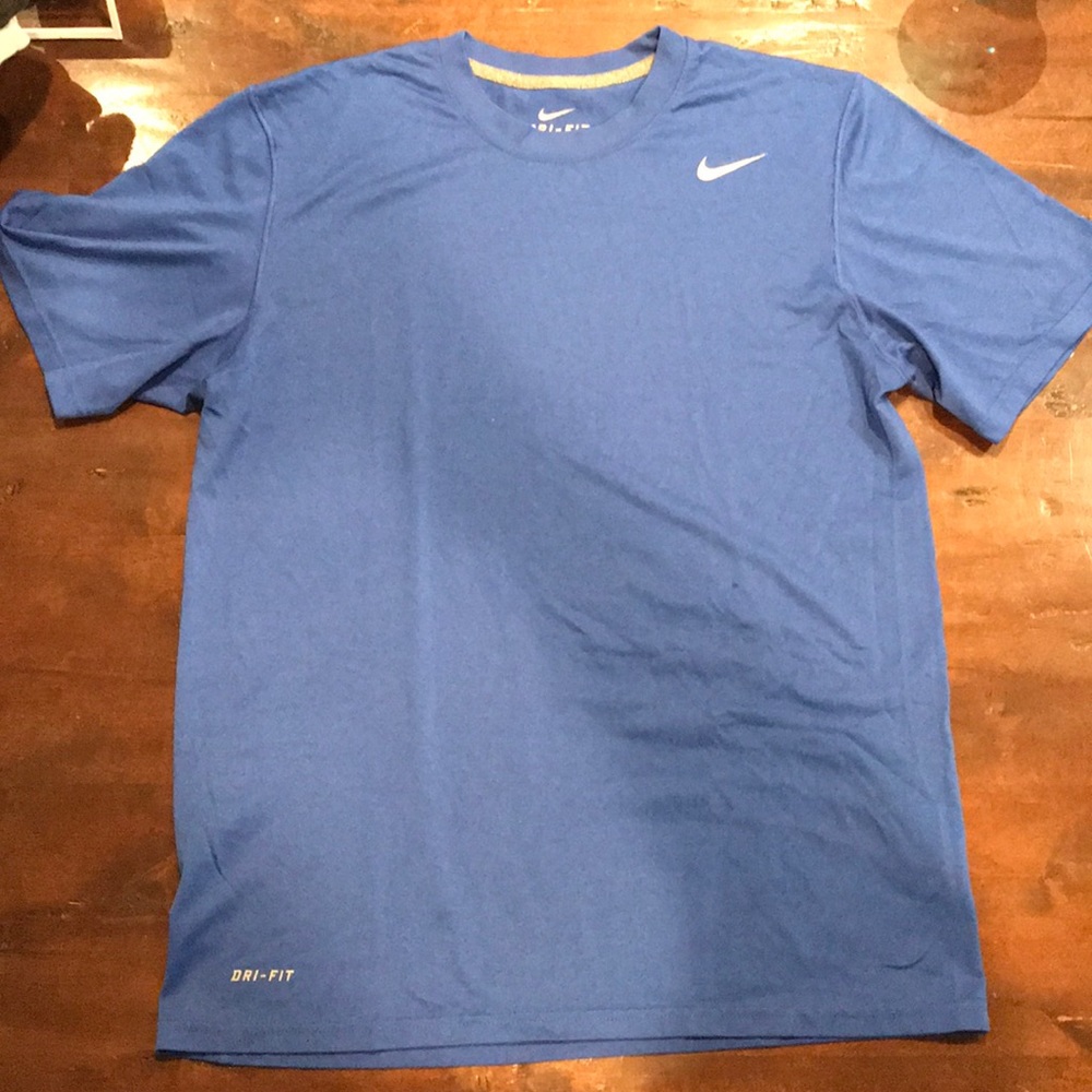 Blue Nike Dri-Fit Shirt